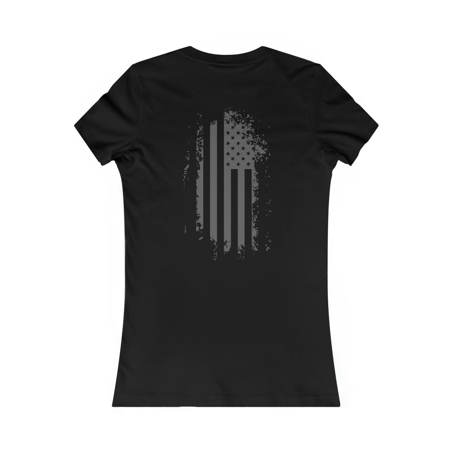 American Gray Flag Women's Tee