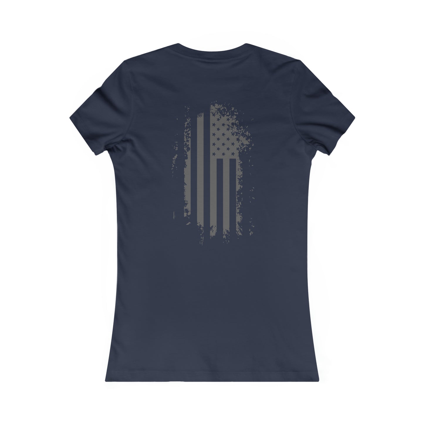 American Gray Flag Women's Tee