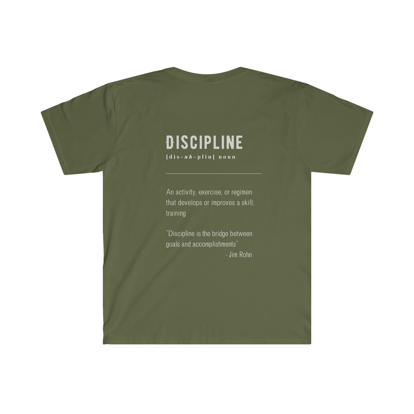 Discipline Unisex Soft Tee