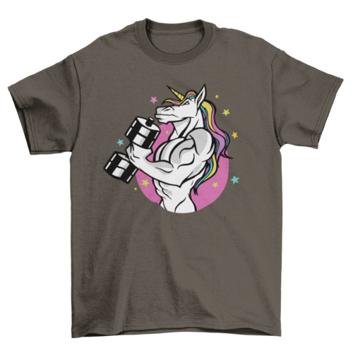 Muscular Unicorn T-shirt