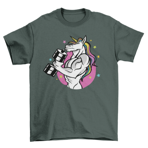 Muscular Unicorn T-shirt